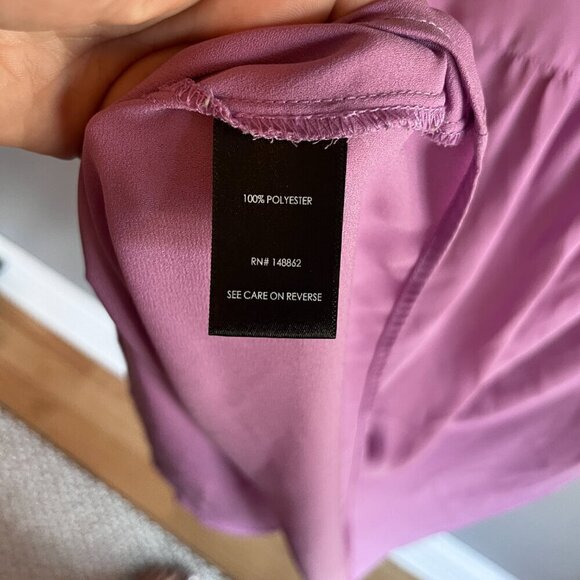 Torrid  Purple Blouse T-Shirt Flowy Size 3 Light Weight Business Casual Plus - Picture 7 of 8
